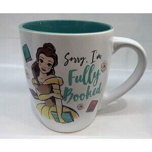 Disney Beauty & the Beast - Belle “Sorry I’m Fully Booked” Coffee Mug - New